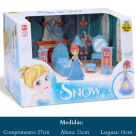 JUDY HOME QUARTO PRINCESA SNOW COM BONECA 409