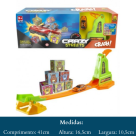 PISTA DE CARRINHO CRAZY STREETS CRASH