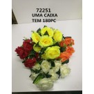 FLOR ARTIFICIAL ROSA  COM 10 GALHOS