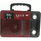 RADIO COM ENTRADA   USB   FM  RECEPTOR COM RELOGIO   3  BANDAS