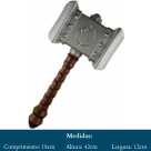 COLEÇÃO HEROIS  MARTELO  NA  SOLAPA  763
