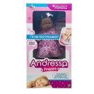 BONECA ANDRESSA FRASES NEGRA