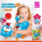BONECA GALINHA PINTADINHA BABY C/ TRAVESSEIRO REF.5604