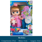 BONECA BABYS COLLECTION CONTOS DE FADAS RUIVA 383