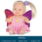 BONECA FADINHA COM PENTEADO LATERAL 0711
