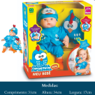 BONECA GALINHA PINTADINHA BABY C/ TRAVESSEIRO REF.5604