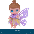 BONECA BABYS COLLECTION MINI FADA MORENA 373