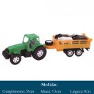 TRATOR FAZENDA COM CARRETA