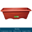 VASO  FLOREIRA  MEDIA  4 LITROS  TERRACOTA   6706