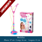 MICROFONE  DUPLO  INFANTIL  CONEXAO  MP3  WB7693