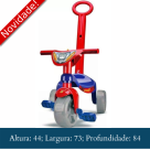 TRICICLO PRINCESA  SEM HASTE