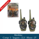 WALKITE  TALKITE  CAMUFLADO  2 PCS   WB6429