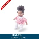 BONECA COLECAO HAIR SOFT NEGRA REF 404