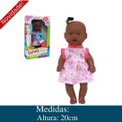 BONECA SAPEKINHA NEGRA PRIMEIROS SONS REF 479