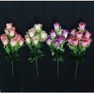 FLOR ARTIFICIAL ROSA COM 10 GALHOS