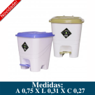 LIXEIRA PEDAL  14 LITROS  6673