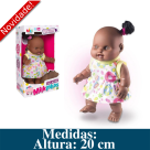 BONECA COLECAO MILKINHA NEGRA REF 477