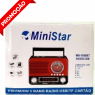 RADIO  PORTATIL  ENTRADA USB   MS-1886BT