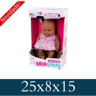 BONECA COLECAO MILKINHA NEGRA REF 477