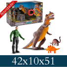 DINOPARK  HUNTERS COM BONECO 0680
