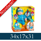 BONECA GALINHA PINTADINHA BABY C/ TRAVESSEIRO REF.5604