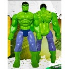 BONECO PLASTICO HULK 40CM COM LUZ  SOLAPA 1920