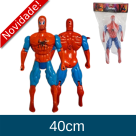 BONECO PLASTICO  HOMEM ARANHA 40CM COM LUZ SOLAPA  1931