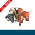 BRINQUEDO ANIMAL DE  PLASTICO CAVALO E VACA  3426AD