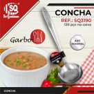 CONCHA LISA INOX -LINHA GARBO  SQ3190
