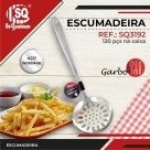 ESCUMADEIRA LISA INOX -LINHA GARBO  SQ3192