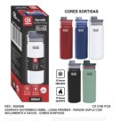 GARRAFA ISOTERMICA EM AÇO INOXIDAVEL DE 550ML SQ4266