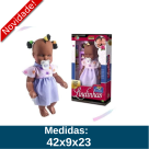 BONECA COLEÇÃO LINDINHAS NEGRA 606