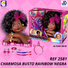 CHARMOSA BUSTO RAINBOW NEGRA 2579