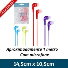  FONE DE OUVIDO  COM  MICROFONE   KA-E330