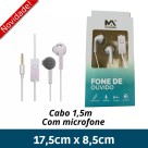  FONE DE OUVIDO  COM  MICROFONE   KA-E330