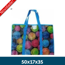 SACOLA DE PLASTICO PVC REUTILIZAVEL PARA COMPRAS CRS-1275