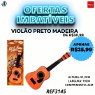 VIOLAO PRETO MADEIRA WB4183