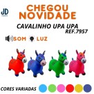 BRINQUEDO INFLAVEL COM SOM, MODELO DE CAVALO UPA UPA,  COM SOM  A BATERIA 8177