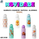 GARRAFA SQUEEZE  RAPOSA  ALUMINIO  500ML  CB1720