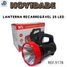 LANTERNA MANUAL RECARREGAVEL MAX-1268
