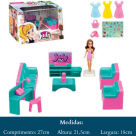 SALA COM BONECA COLEÇÃO JUDY