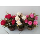 FLOR ARTIFICIAL COM VASO 0523